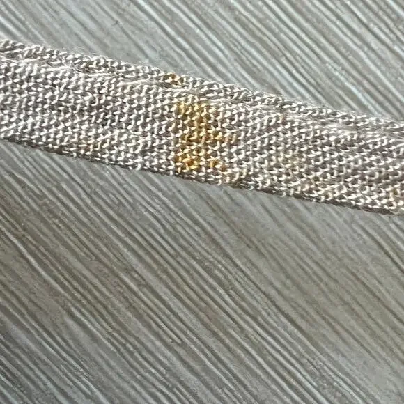 Hint Of Blush Dress Small Crochet Top Boho Tan Flaws - Picture 11 of 12